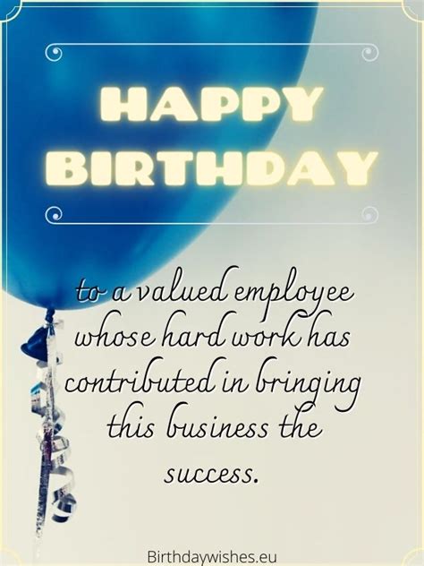 happy birthday hiren|80+ Birthday Wishes for Employee .